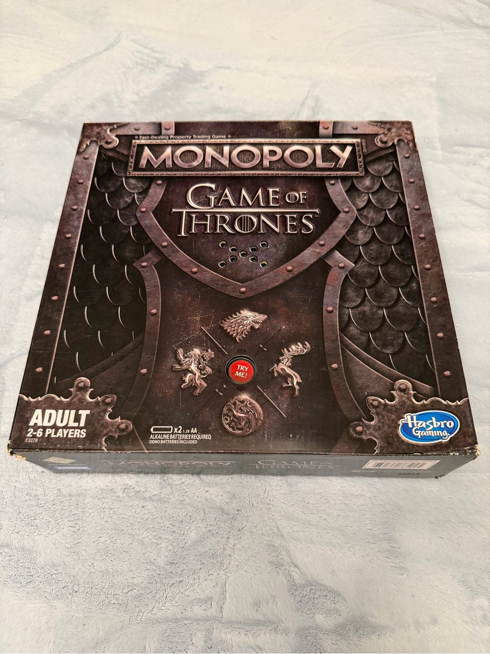Monopoly: Game of Thrones Edition.